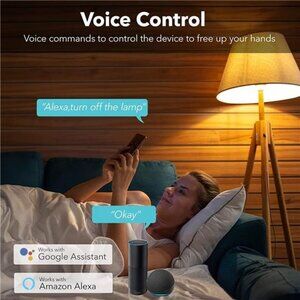 Smart Power Strip Compatible with Smart Plug WiFi Outlets Surge Protector